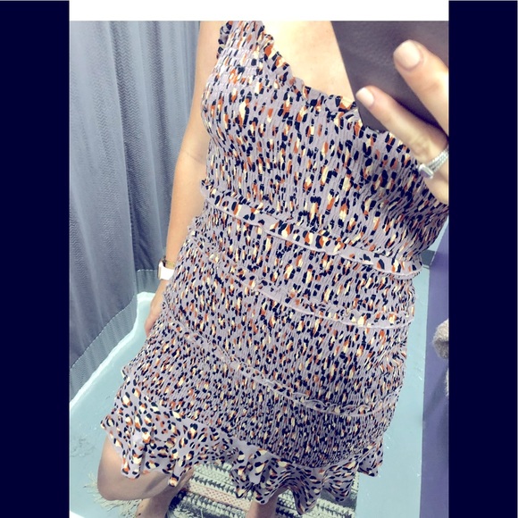 Lavender leopard mini dress - Picture 4 of 5